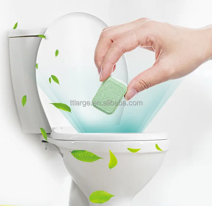 Eco-Friendly Automatic Effervescent Cleaner Bathroom Cleaning/ Toilet bowl Deodorant Cleaner Tablets