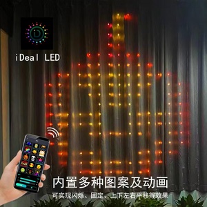 Светодиодная гирлянда RGB, светодиодная гирлянда, умная Домашняя Декоративная кожаная линия, Bluetooth, DIY, программирование IP65, Рождество - Product Image 2