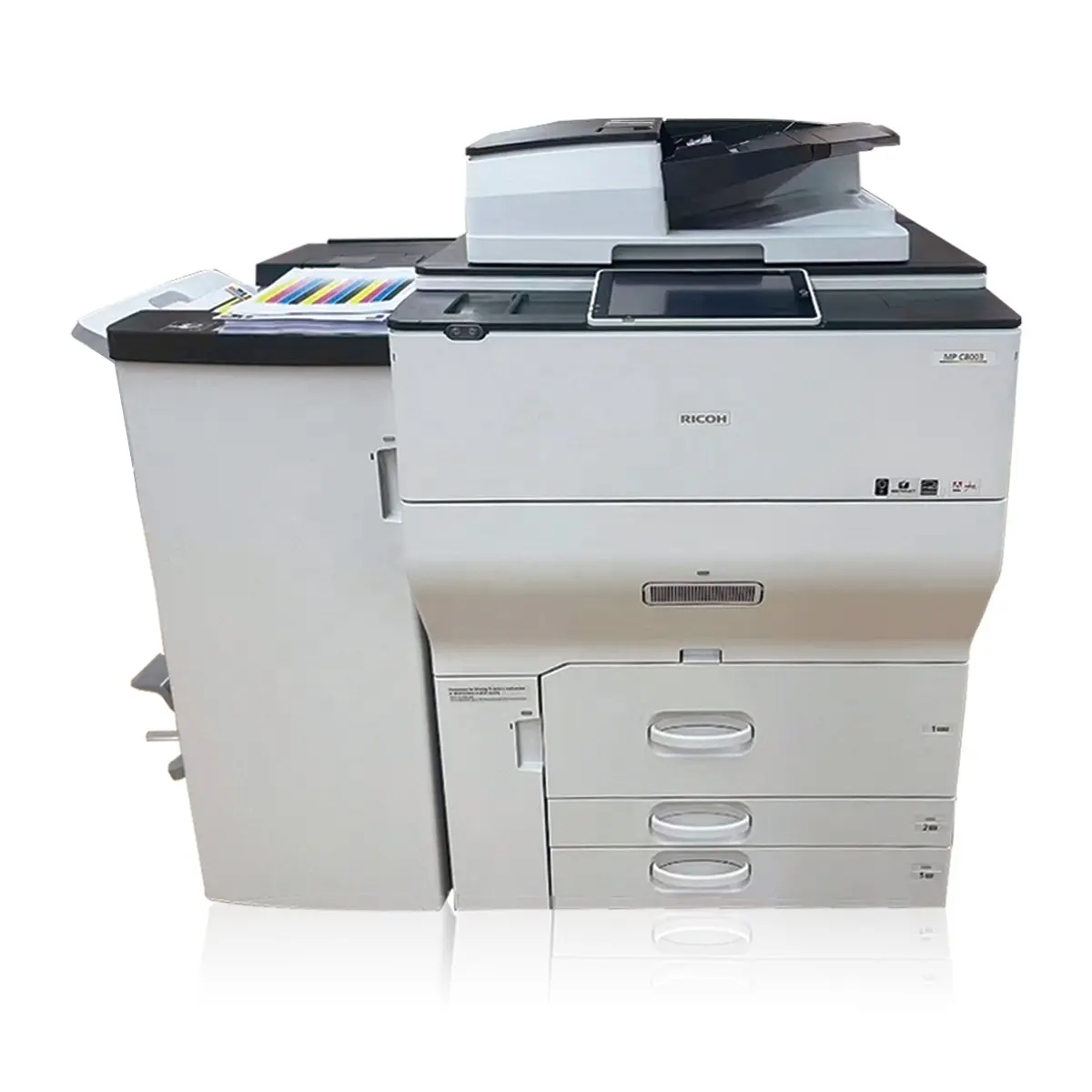 A3-Farbdrucker Scanner und Fotokopiemaschine gebrauchte Drucker Ricoh MPC 8003 zu verkaufen A3-Papier-Druckmaschine Druckerladen