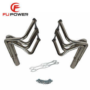 Küçük blok Chevy için SBC V8 paslanmaz t-kova Sprint Roadster başlıkları egzoz - Product Image 1