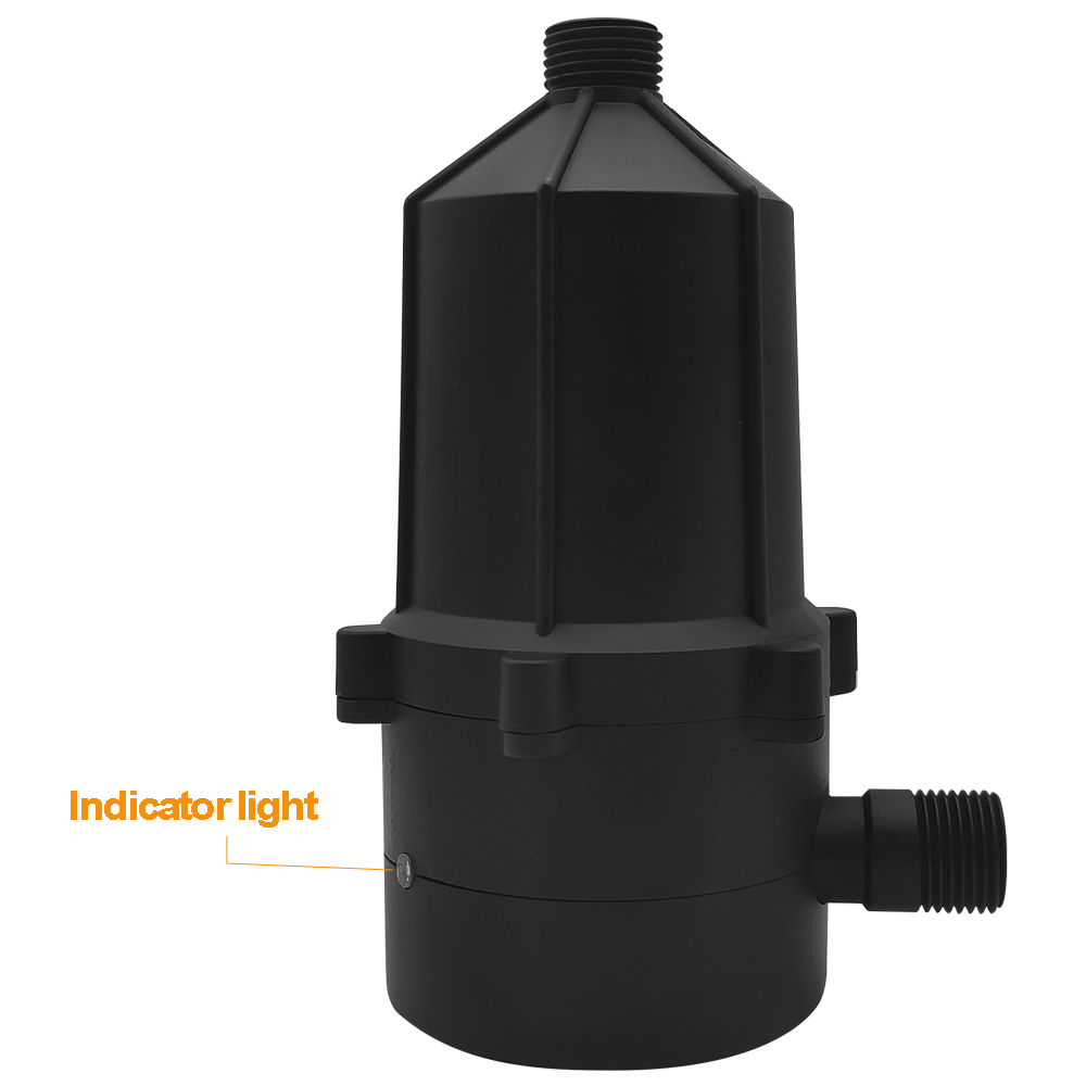 Negro con luz indicadora