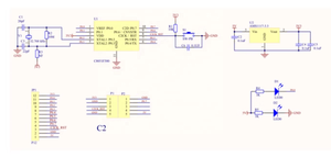 CJMCU-8051 C8051F300 Mikrocontroller-Entwicklungs platine MCU-Entwicklungs platinen modul
