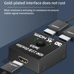 Convertidor de adaptador divisor de conmutador HDTV bidireccional 4K HD conmutador 2 en 1 salida 1x2 2x1 interruptor Hd para PS4/3 TV Box - Product Image 6