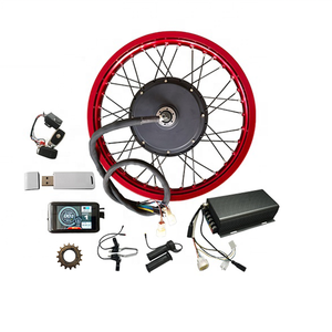 72v 96v 5000w elektrikli bisiklet dönüşüm kiti tekerlek göbeği fırçasız motor 5000w 48v sabvoton ile akıllı kontrolör ve pil - Product Image 3