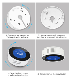 PGST New Smart LNG Natural Gas Leak Detector for Home Security <strong>System</strong> APP Control <strong>Wireless</strong> Combustible LPG Gas <strong>Alarm</strong> <strong>LCD</strong> <strong>Display</strong> - Product Image 5
