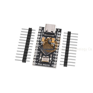 5V Pro Micro Typ C USB mit 2-reihigem Stift header ATmega32U4 Chip Development Board Modul für Arduino