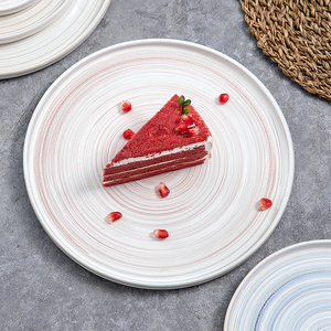 EKA yüksek kalite döngü hattı tasarım renk sırlı restoran ev seramik sofra seti ev için kumtaşı yemek takımı takım - Product Image 2