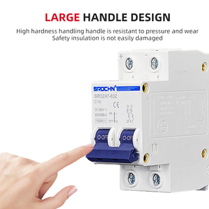 2P 500V handle <strong>circuit</strong> <strong>breaker</strong> Rated Voltage 16A Rated Current Miniature <strong>Circuit</strong> <strong>Breaker</strong> - Product Image 6