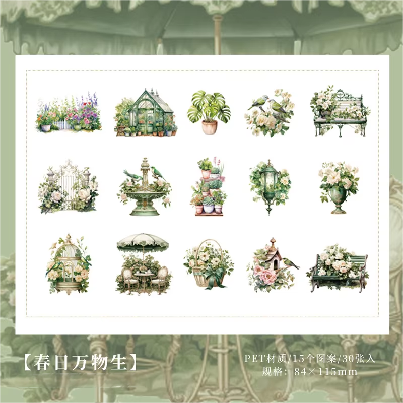 B In spring, all things are born