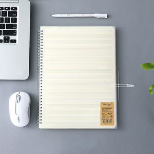 Bloc de notas de negocios para estudiante, planificador PP translúcido grueso, A4, cuaderno liso, regalo promocional - Product Image 6