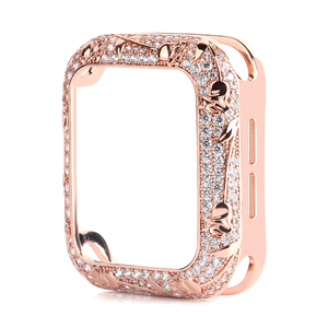 Apple Watch 40mmシリーズ6/SE/5/4ウォッチケース用ブリンブリンケース、ステンレススチール保護ケーススパークリングクリスタルダイヤモンドカバー - Product Image 3