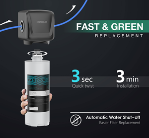 Leistungs starker Schnell filter Filter mit einem Klick ändern, um Kalk ablagerungen aus dem Wasser zu entfernen - Product Image 4