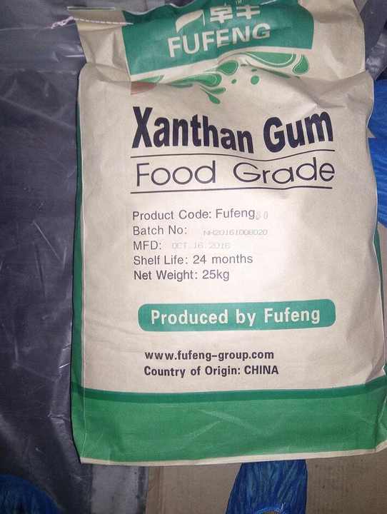 Fufeng Food Grade Xanthan Gum Powder 80 Mesh Stabilizers and Thickeners Dried Emulsifiers 25kg Bag