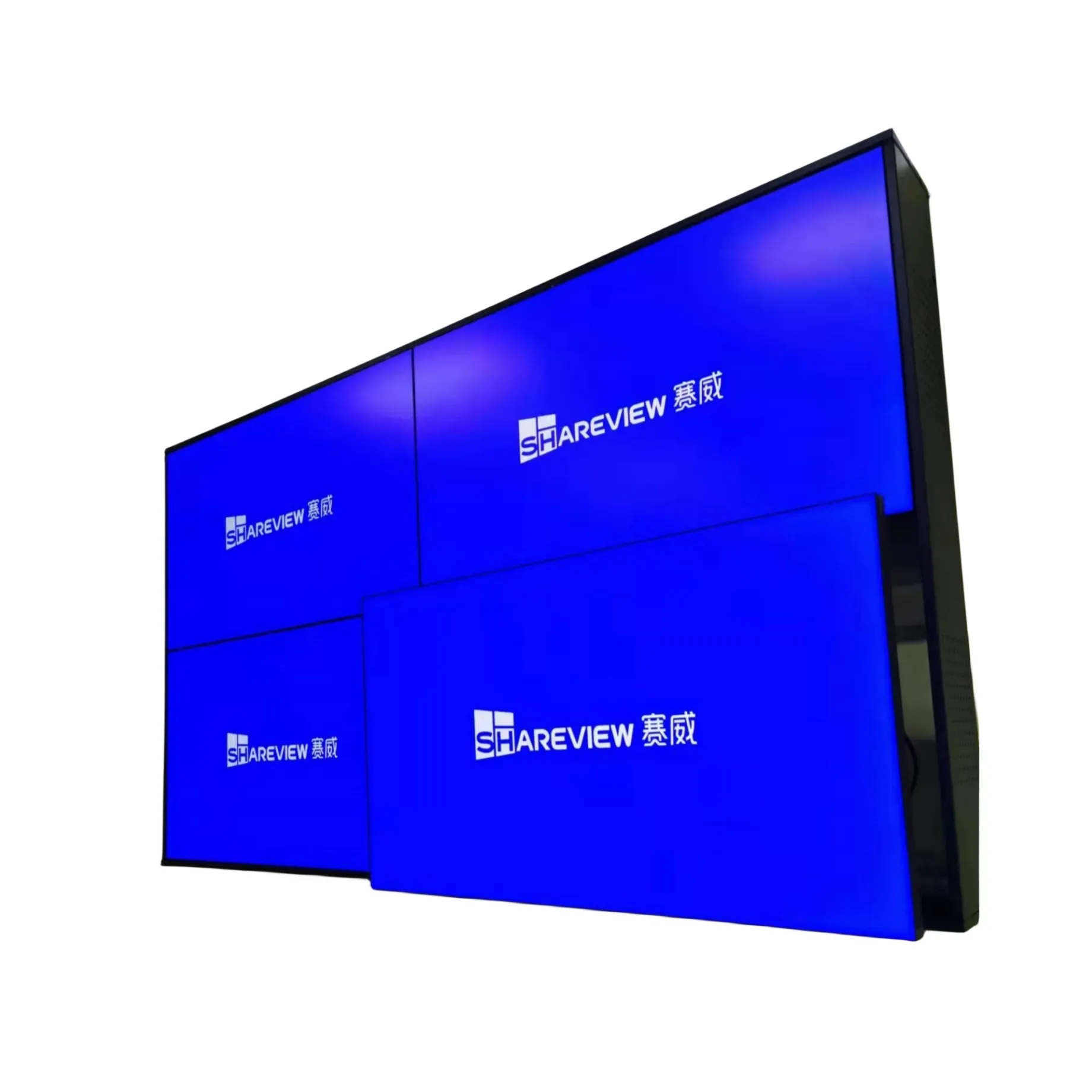 Écran LCD de signalisation numérique de mur vidéo HD 55 pouces LCD 3.5mm