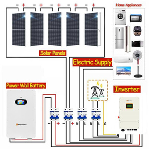 Dawnice Híbrido Residencial Off Grid Solar Energy <span class=keywords><strong>System</strong></span> 5kw 10kw 20kw 15kw 5000w Painéis Solares Power Panel <span class=keywords><strong>System</strong></span> Para Casa