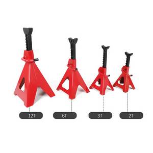 Çalıştırmak için basit ağır <span class=keywords><strong>Jack</strong></span> standı yüksek dereceli karbon çelik ayarlanabilir yükseklik kaldırma <span class=keywords><strong>12t</strong></span> <span class=keywords><strong>Jack</strong></span> standları çelik emniyet pimi ile