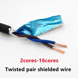485 Twisted-pair Shielded <strong>Cable</strong> 18 20AWG 17AWG 16AWG 14AWG 5m 2-10-core PVC Pure Copper Communication signal Soft Control <strong>Cable</strong> - Product Image 5