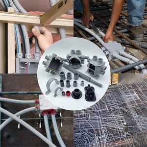 PVC elektrik metalik olmayan boru boru oluklu ENT kaplinler geçmeli kbb dişli Terminal adaptörleri boru bağlantı parçaları - Product Image 4