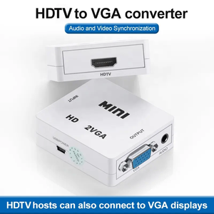 Factory Price MINI HD2VGA Converter Box Adapter 1080P HD to <strong>VGA</strong> With Audio Power hd <strong>Vga</strong> Mini Converter for PC - Product Image 5