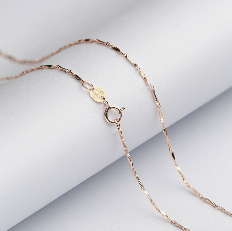 C1006 ingot chain - Rose Gold