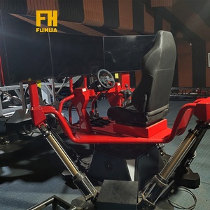 Simulador de coche de carreras, plataforma dinámica de conducción, 6 DOF, nuevo entretenimiento Virtual, 3 pantallas - Product Image 6