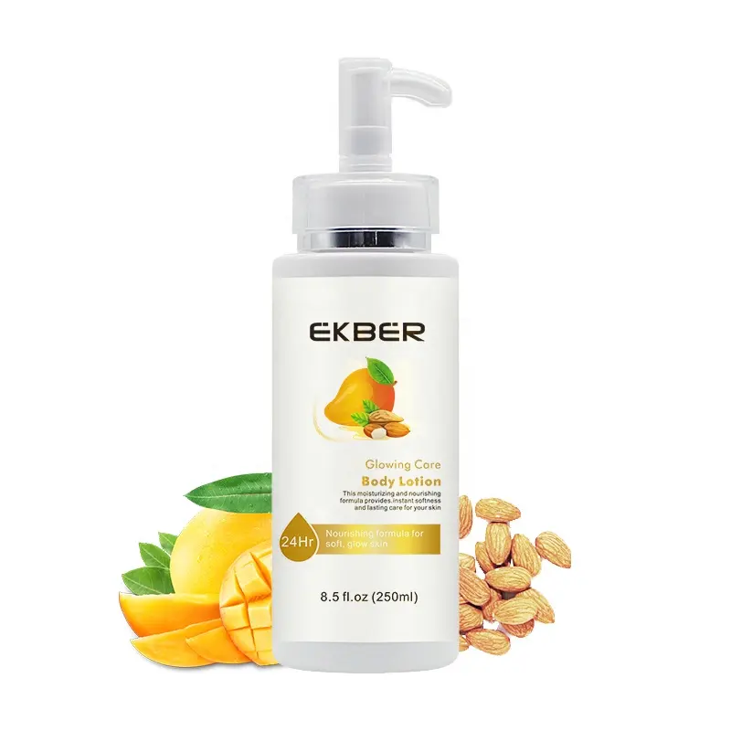 Aanpassen Logo Amandel Multi Top Slik Intense Vocht Mango Body Butter Gladmakende Mango Amandel Bodylotion