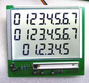 Personalizzato 7 segmento 4 /5 /6 /12/20 /22 cifra TN STN FSTN VA display LCD modulo schermo forFuel dispenser