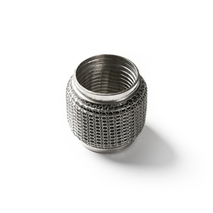 57*150mm Exhaust <strong>Flexible</strong> <strong>Pipe</strong> With Soft Wire Mesh 304 Stainless Steel Flex Bellow Hose <strong>Pipes</strong>