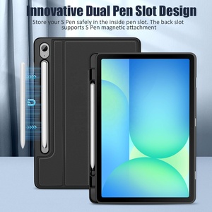 Moko Phía Trước Đứng Trường Hợp Bảo Vệ Bìa PU Da Vải Folio Trường Hợp Đối Với <span class=keywords><strong>Samsung</strong></span> <span class=keywords><strong>Galaxy</strong></span> <span class=keywords><strong>Tab</strong></span> S10 S9 Fe 10.9 11 2025 - Product Image 5