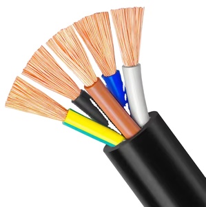 Bakır kablo esnek kablo RVV, 2 3 4 5 çekirdek 0.75 1 1.5 2.5 4 6mm elektrik kablo tel H05VV-F güç kablosu - Product Image 1