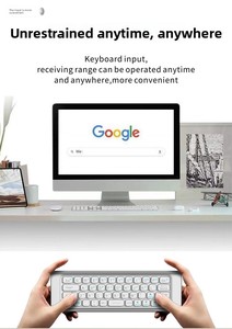 Nuovo in lega di alluminio con servizi di Pick & Pack di magazzino all'estero telecomando con Mouse vocale personalizzato con Mini tastiera - Product Image 5