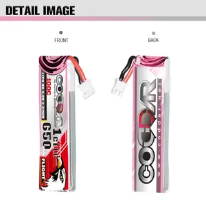 5 adet CODDAR 100C 1S 3.8V 500mAh 650mAh 730mAh HV Lipo pil PH2.0 fiş için EMAX TinyHawk2 Mobula7 TinyHawk S II RC FPV Drone - Product Image 3