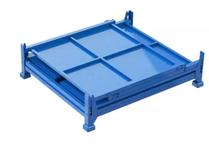 T1210L-10 depo lojistik ağır <span class=keywords><strong>metal</strong></span> çekmeceli saklama dolabı korozyona dayanıklı dayanıklı forklift dört yönlü çatal depolama kafesleri - Product Image 4