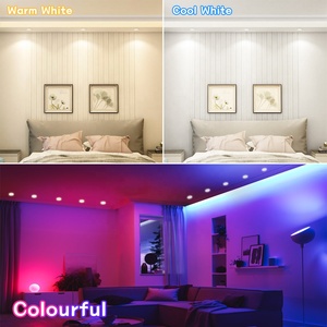Akıllı ampuller WiFi LED GX53 Alexa ve Google ev değiştirme halojen kısılabilir RGBW 8W kabine altında gömme Downlight ile çalışmak - Product Image 4