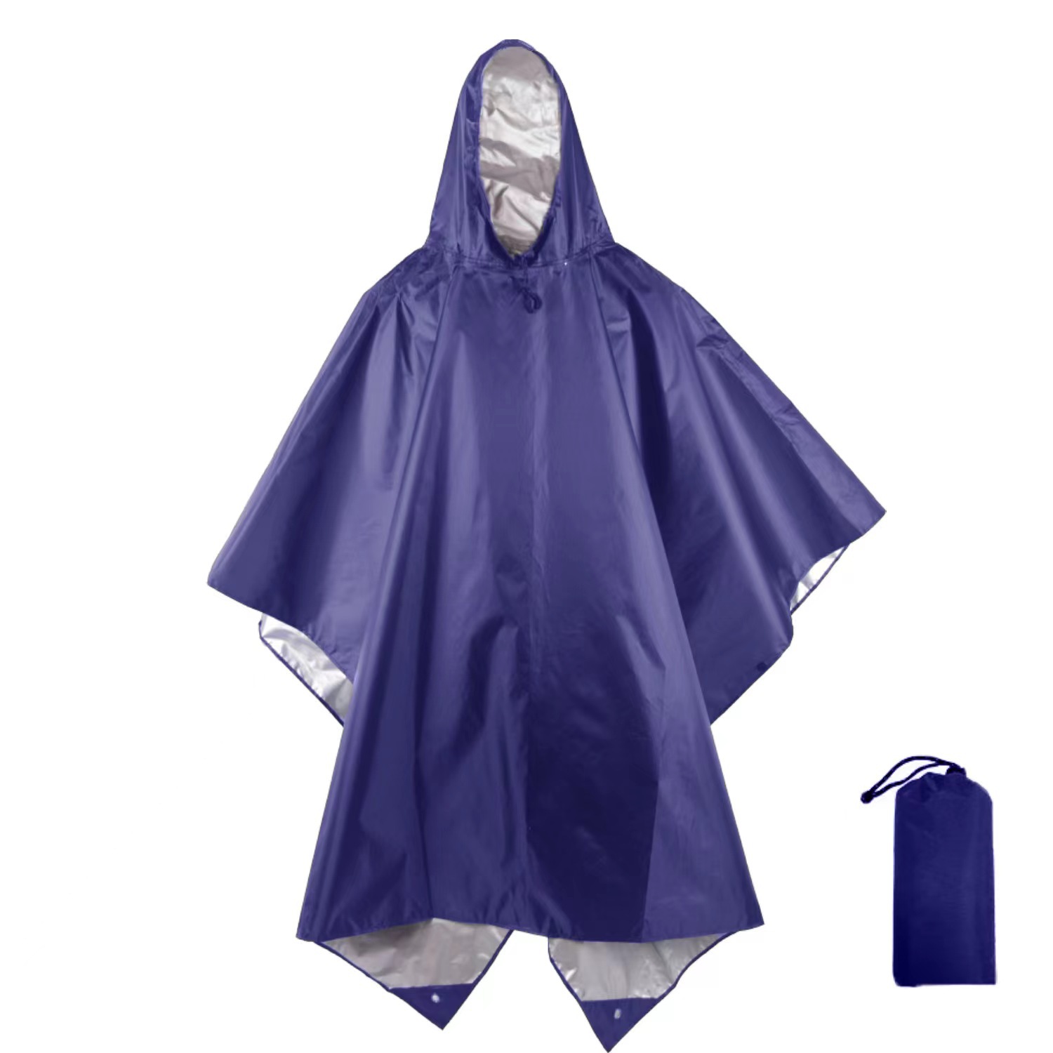Polyester coated silver-blue