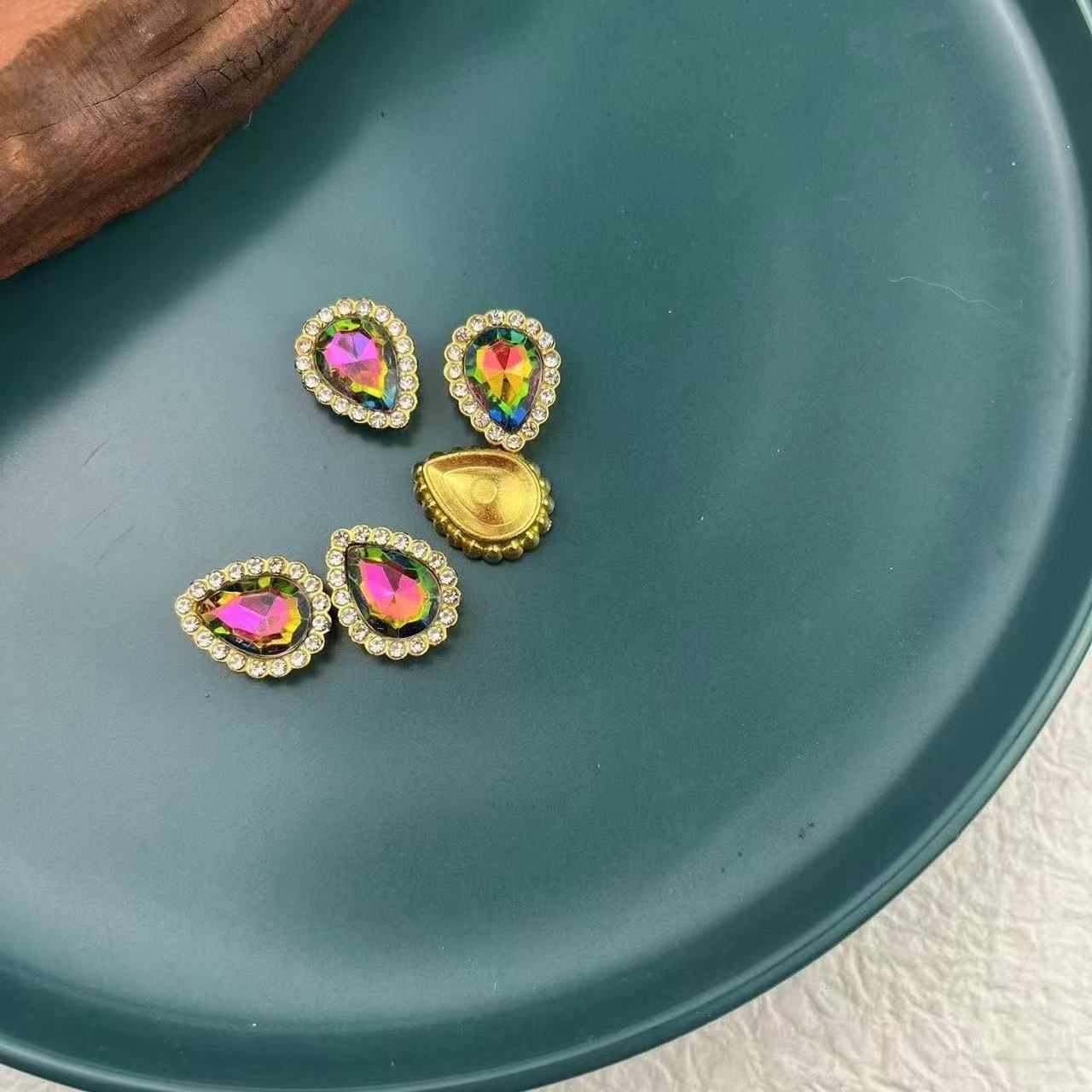 14*18mm AB couleur vert