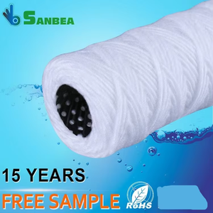 New 10 Inch 5 Micron Sediment Water <strong>Filter</strong> Cartridges Wire-Winding Polypropylene with Steel and Media Core String Wound <strong>Filter</strong> - Product Image 4