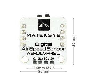 ระบบเซ็นเซอร์ความเร็วลมดิจิตอลระบบ mateksys matek AS-DLVR-I2C เครื่องบินบังคับวิทยุหลายใบพัดควบคุมการบิน FPV DIY - Product Image 4