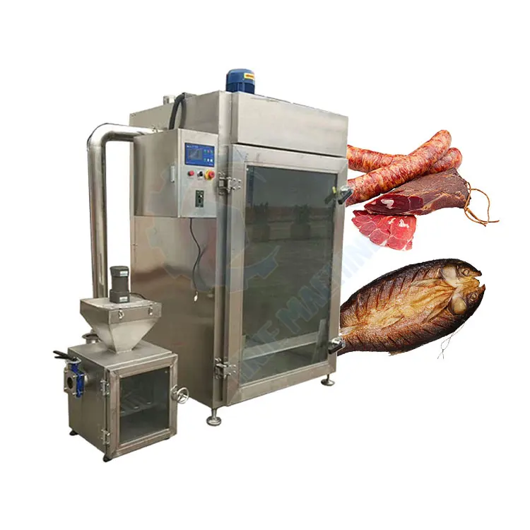 Affumicatore industriale della carne del Gas del maiale del pollo a scatti della cagliata di fagioli per salsiccia e pancetta