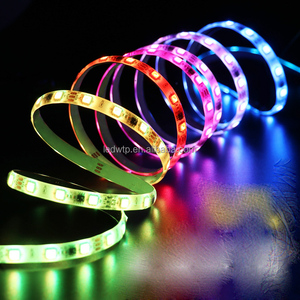 Programlanabilir renk değişimi sihirli Led piksel şerit LED aydınlatma şeridi 12V 24V Rgb Led şerit 30/48/60/144LEDS/M - Product Image 5