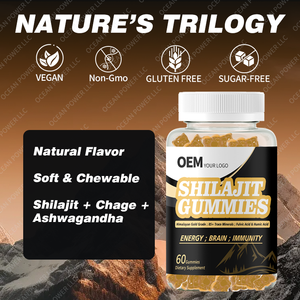 Oem nhãn hiệu riêng tăng cường năng lượng shilajit Vàng Gummy kẹo tăng cường sức mạnh tinh khiết Himalaya shilajit Gummies - Product Image 5
