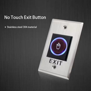 Controllo accessi n. O/n. C/COM rilascio della porta di emergenza pulsante interruttore di uscita Touchless pulsante di uscita senza tocco acciaio inossidabile - Product Image 2
