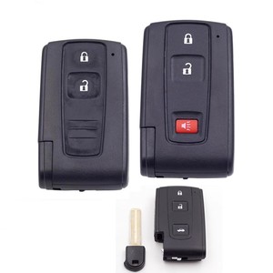 2ปุ่มเปลือกกุญแจรถสำหรับ2004-2009 Toyota Prius สมาร์ทกุญแจทดแทนรีโมทคอนโทรลรถยนต์รถยนต์กรอบกุญแจเปล่า - Product Image 2