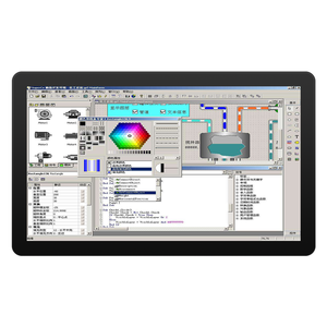 Panel de pantalla táctil industrial todo en uno de 27 pulgadas PC resistente al agua IP65 N2840 4G 32G IPC/PPC pantalla táctil capacitiva integrada