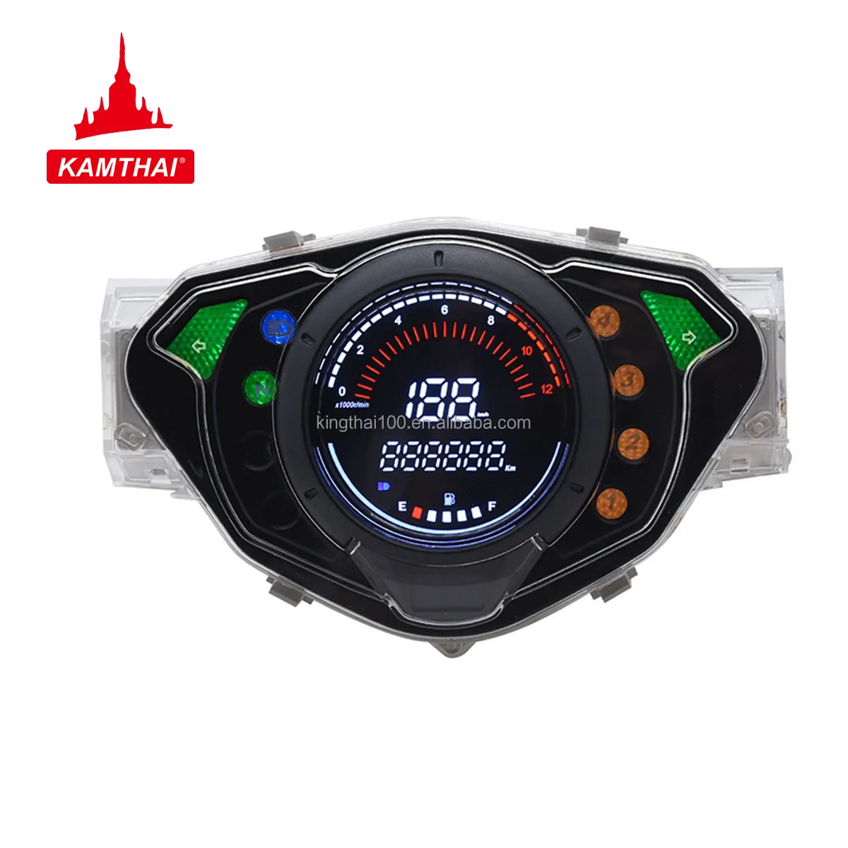 KAMTHAI WAVE 125 s Speedometer sepeda motor, Speedometer Digital Universal untuk Honda Wave 125 speedometer