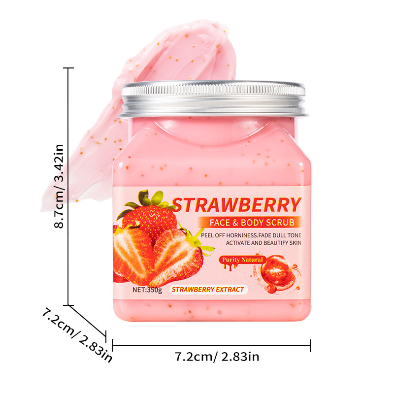 Strawberry scrub 350g-72pcs/carton