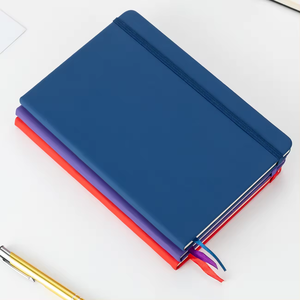 Diario taccuino con copertina rigida in pelle Notebook in rilievo stampa A5 riviste Logo personalizzato Notebook per regalo - Product Image 3