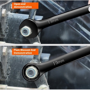 Atacado Dual-Use Auto Repair Manutenção Ferramenta Preto Double-Head Manual Eletroforese Anel <span class=keywords><strong>Open</strong></span> <span class=keywords><strong>End</strong></span> <span class=keywords><strong>Wrench</strong></span>