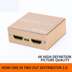 Convertidor de audio y VIDEO 4K de alta definición 1 a 2 Interruptor divisor de 1 entrada y 2 salidas Otros conectores Categoría de producto - Product Image 5