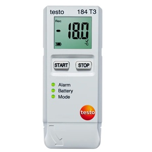 เครื่องบันทึกอุณหภูมิ testo 184 T3 สําหรับการตรวจสอบการขนส่งหมายเลขสั่งซื้อ 0572 1843 - Product Image 1